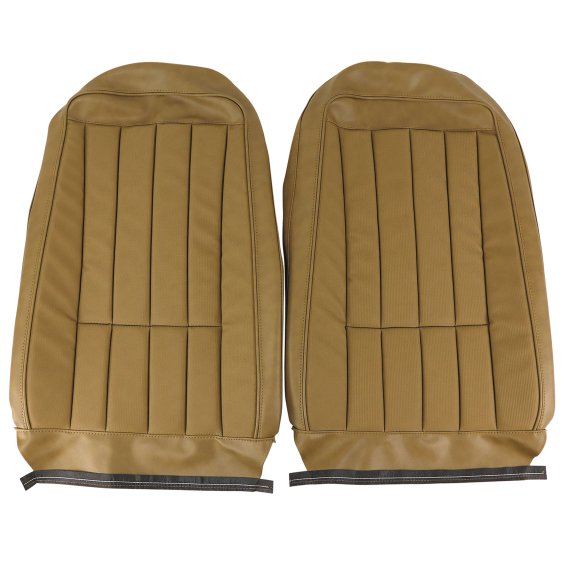 Vinyl Seat Covers- Medium Saddle For 1975 Corvette