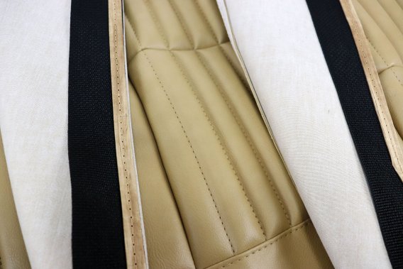 Vinyl Seat Covers- Buckskin For 1976 Corvette