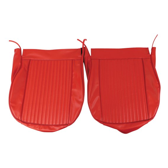 Leather Seat Covers- Red For 1964 Corvette