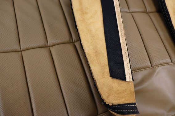 Leather Seat Covers- Saddle For 1968 Corvette