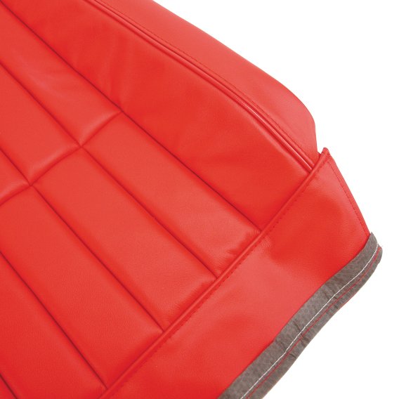 Leather Seat Covers Red 100%-Leather For 1970-1971 Corvette