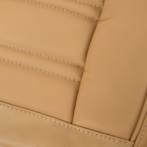 Leather Seat Covers Light Saddle Leather/Vinyl Original For 1972 Corvette