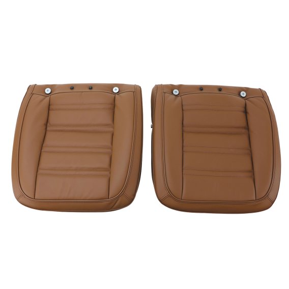 Leather Seat Covers Dark Saddle 100%-Leather For 1973 Corvette