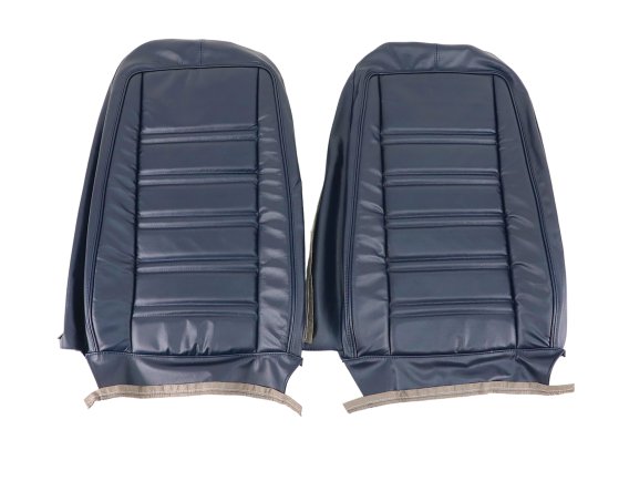 Leather Seat Covers Dark Blue 100%-Leather For 1978 Corvette