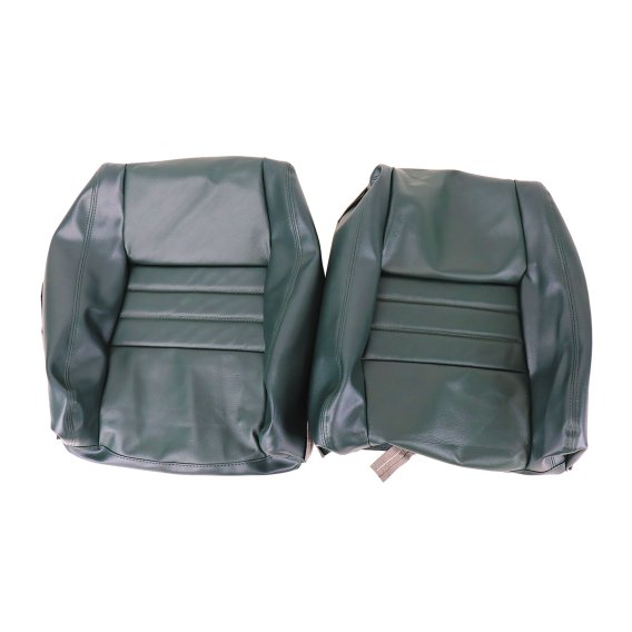 Leather Seat Covers Green Leather/Vinyl Original 4" Bolster For 79 Corvette