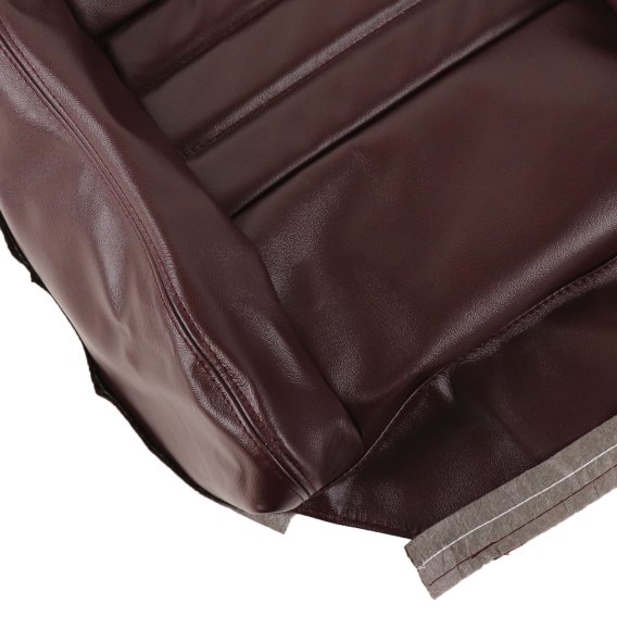 Leather Seat Covers Claret 100%-Leather 4" Bolster For 1980 Corvette