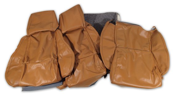 Leather Seat Covers- Saddle Standard For 1988 Corvette