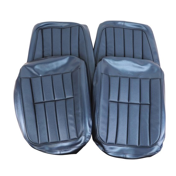 Leather-Like Vinyl Seat Covers Dark Blue For 1968 Corvette