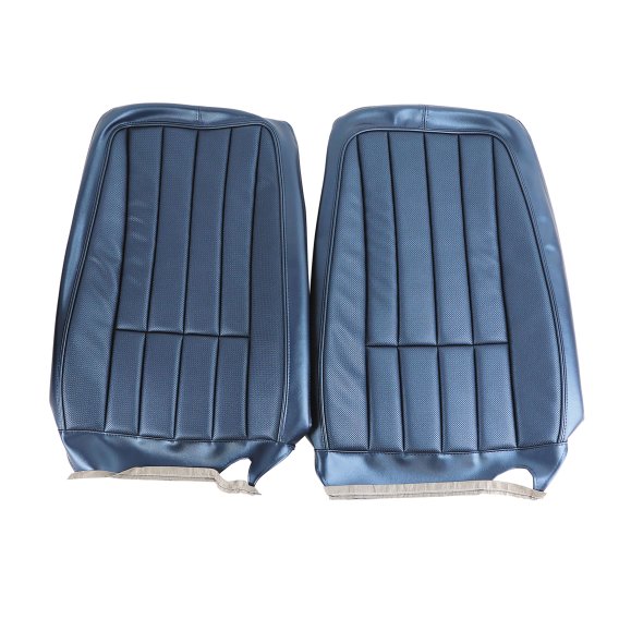 Leather-Like Vinyl Seat Covers Dark Blue For 1968 Corvette