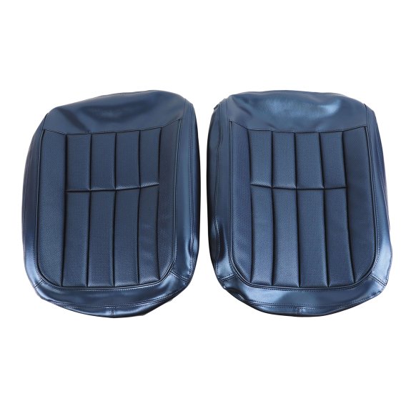 Leather-Like Vinyl Seat Covers Dark Blue For 1968 Corvette