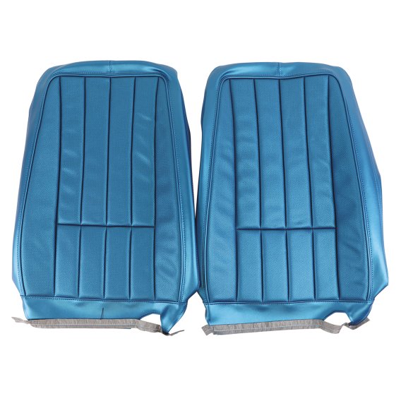 Leather-Like Vinyl Seat Covers Bright Blue For 1968 Corvette