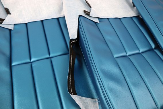 Leather-Like Vinyl Seat Covers Bright Blue For 1969 Corvette