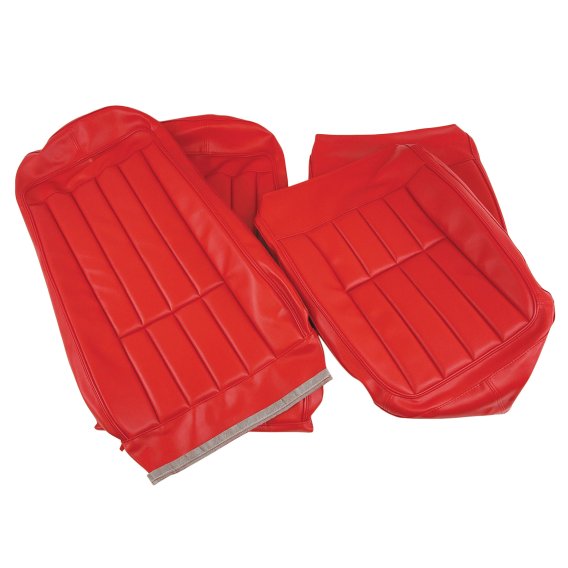 Leather-Like Vinyl Seat Covers Red For 1970-1971 Corvette