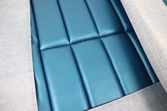 Leather-Like Vinyl Seat Covers Bright Blue For 1970 Corvette