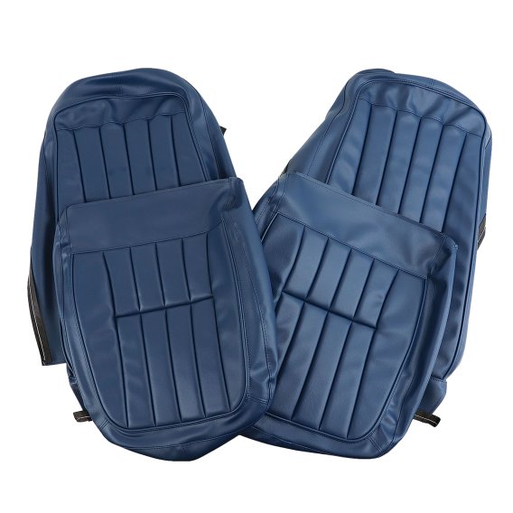 Leather-Like Vinyl Seat Covers Royal Blue For 1971 Corvette