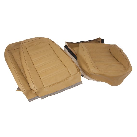 Leather-Like Vinyl Seat Covers Light Saddle For 1972 Corvette