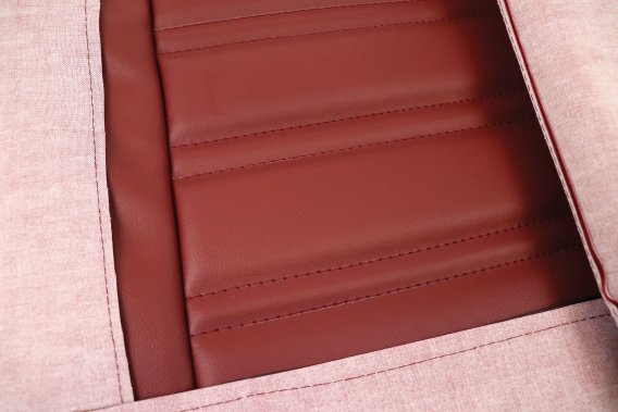 Leather-Like Vinyl Seat Covers Oxblood For 1973-1974 Corvette