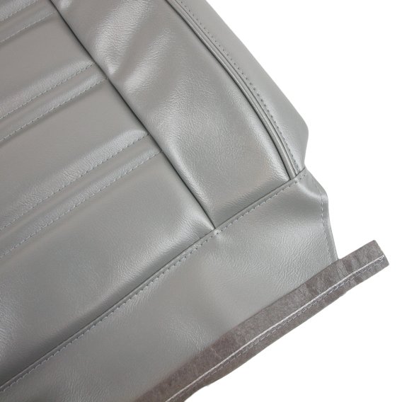 Leather-Like Vinyl Seat Covers- Silver For 1974 Corvette