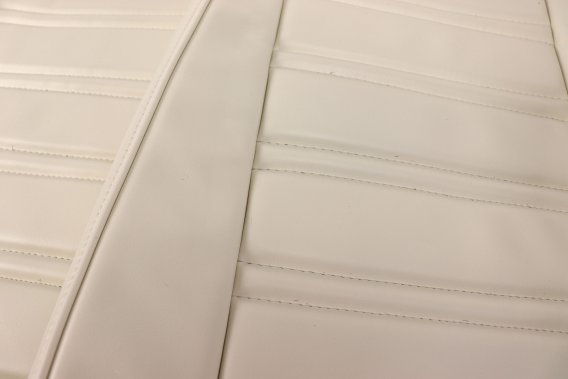 Leather-Like Vinyl Seat Covers White For 1976-1977 Corvette