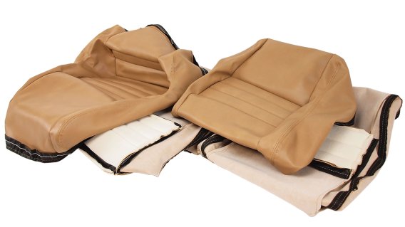 Leather-Like Vinyl Seat Covers mel 2" Bolster For 1981-1982 Corvette