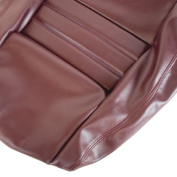 Leather-Like Vinyl Seat Covers Claret 4" Bolster For 1980 Corvette