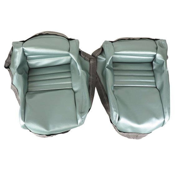 Leather-Like Vinyl Seat Covers Silvergreen 4" Bolster For 1982 Corvette