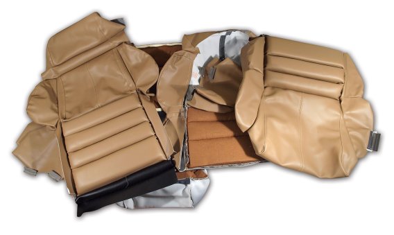 Leather-Like Vinyl Seat Covers Beige Sport For 1992 Corvette