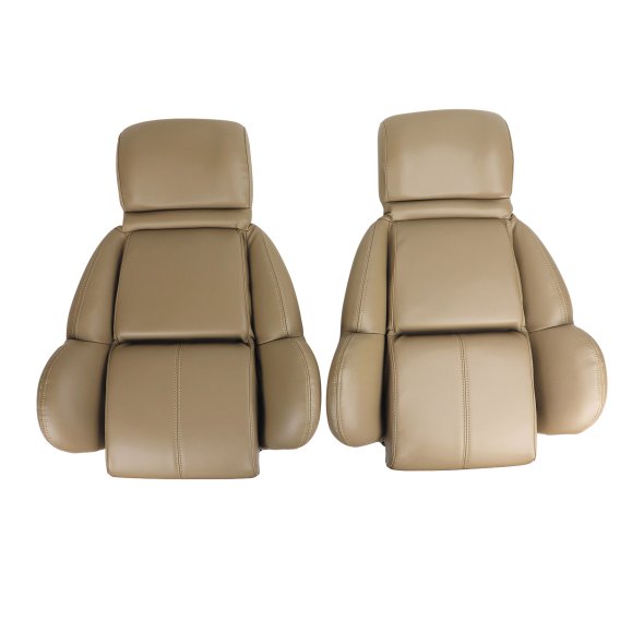 Mounted "Leather-Like" Vinyl Seat Covers Beige Standard For 1992 Corvette