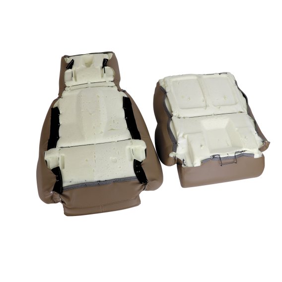 Mounted "Leather-Like" Vinyl Seat Covers Beige Standard For 1992 Corvette