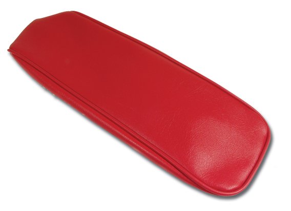 1963-1964 C2 Corvette Center Armrest Cover Red Vinyl