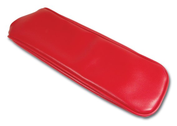 1965-1966 C2 Corvette Center Armrest Cover Red Vinyl