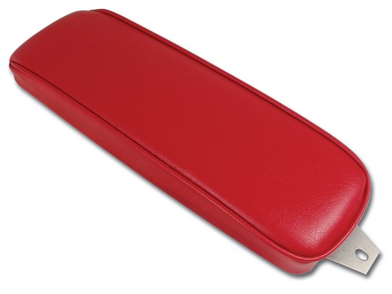 1963-1964 C2 Corvette Center Armrest Red Vinyl