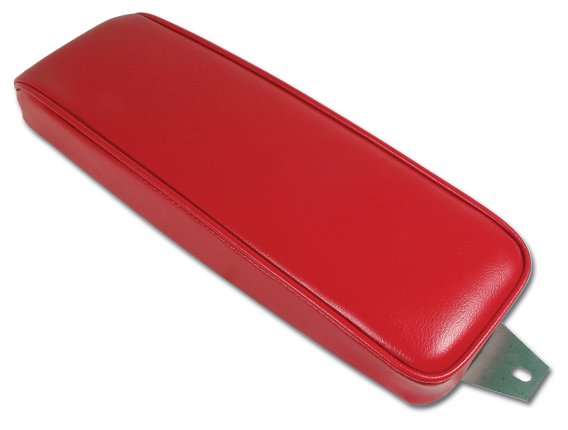 1965-1966 C2 Corvette Center Armrest Red Vinyl