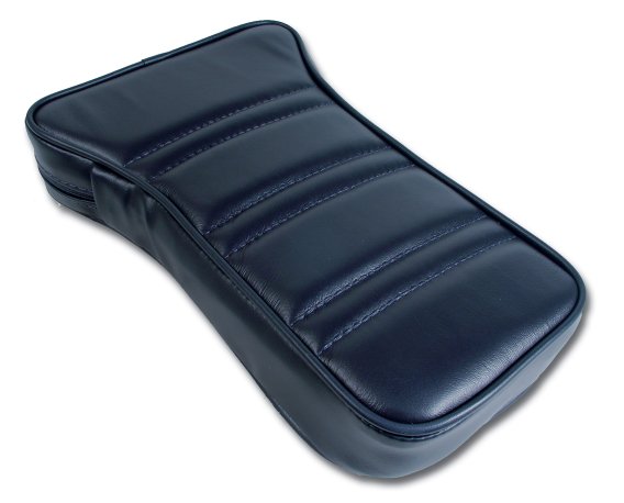 1978 C3 Corvette Reproduction Center Armrest - Dark Blue Leather W/Vinyl