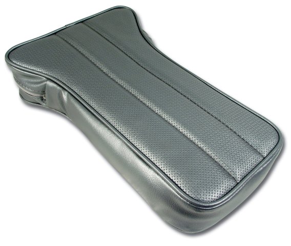 1968 C3 Corvette Reproduction Center Armrest - Gunmetal Vinyl