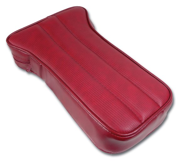 1973-1975 C3 Corvette Reproduction Center Armrest - Oxblood Vinyl