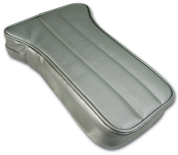 1974-1975 C3 Corvette Reproduction Center Armrest - Silver Vinyl