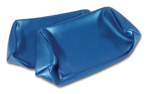 1968-1969 C3 Corvette Headrest Covers Bright Blue Vinyl