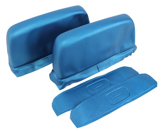 Headrest Covers- Bright Blue ABS For 1968-1969 Corvette