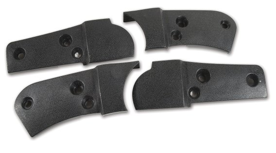 1979-1981 C3 Corvette Reproduction Seat Hinge Cover Set - 4pc - Black