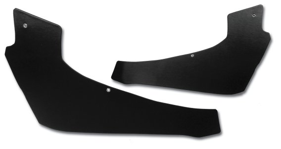 1966-1967 C2 Corvette Interior Rear Quarter Panels Black Coupe