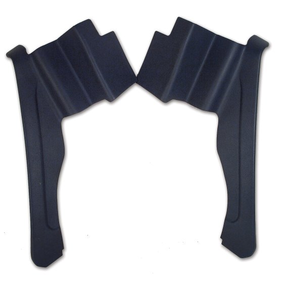 1973-1975 C3 Corvette Interior Rear Quarter Panels Dark Blue Convertible