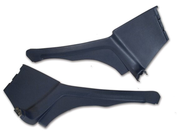 1973 C3 Corvette Interior Rear Quarter Panels Dark Blue Coupe