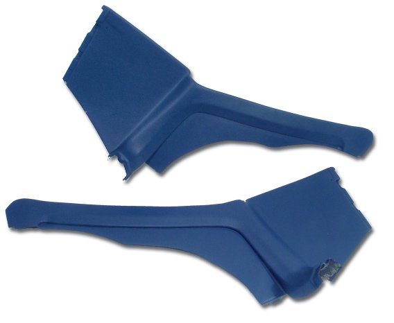 1971-1972 C3 Corvette Interior Rear Quarter Panels Royal Blue Coupe