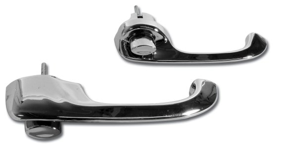 1965-1967 C2 Corvette Door Handle Assemblies Outside - Import