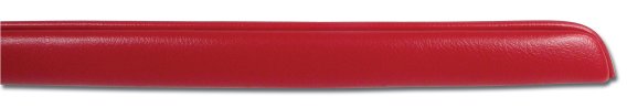 1965-1967 C2 Corvette Deck Lid Trim Strip Red