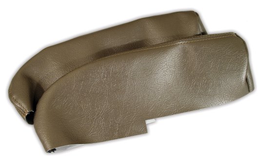 1961 C1 Corvette Vinyl Armrest Cover Pair W/O Pad - Fawn