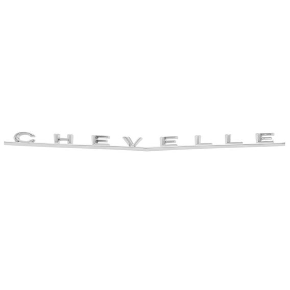 1966 Chevelle Trunk Emblem, Malibu, "Chevelle", Sold as Each