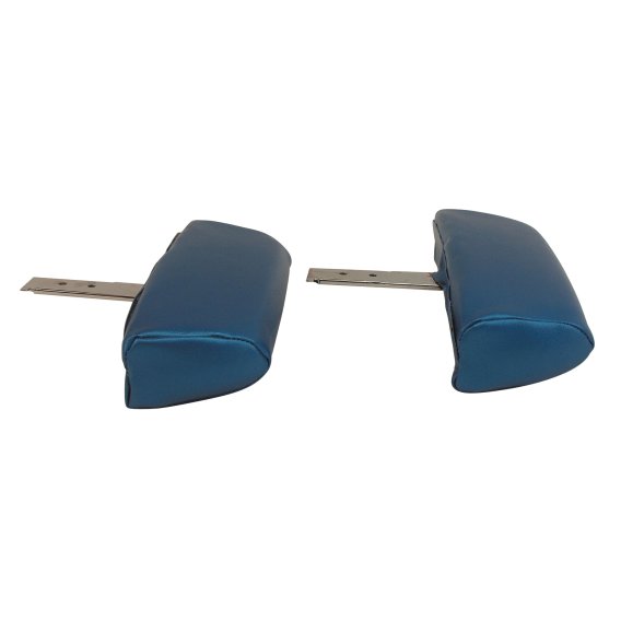 Headrests Bright Blue Complete W/Vinyl Covers For 1968-1969 Corvette