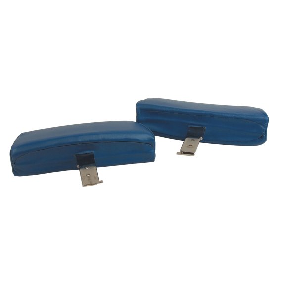 Headrests Bright Blue Complete W/Leather Covers For 1968-1969 Corvette